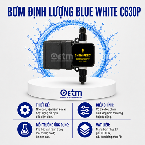 BƠM ĐỊNH LƯỢNG BLUE WHITE C630P